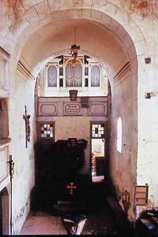 alte Orgel Sankt-Ägidien-Kirche in Bittstädt
