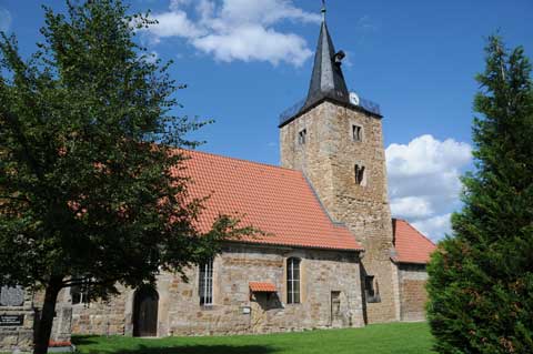 Sankt Nicolaus Kirche in Haarhausen / Thüringen