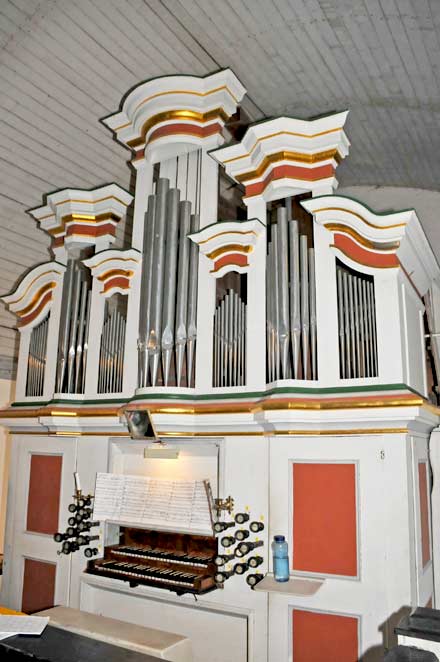 Hesse-Orgel in der Dreifaltigkeitskirche Holzhausen